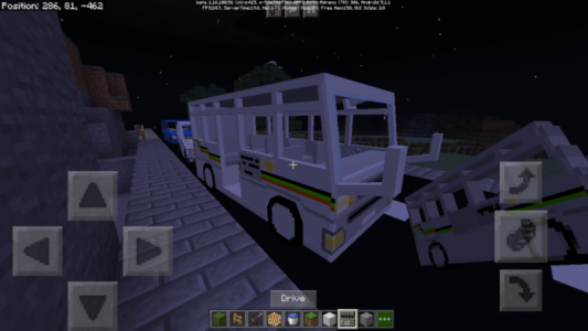 اسکرین شات 5 برنامه MCPE Vehicles Cars Mod