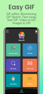 اسکرین شات 1 برنامه Easy GIF : GIF Editor, NFT GIF