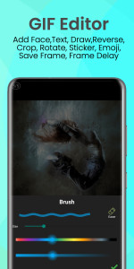 اسکرین شات 2 برنامه Easy GIF : GIF Editor, NFT GIF