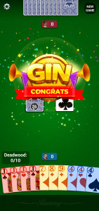 اسکرین شات 2 بازی Gin Rummy: Classic Card Game