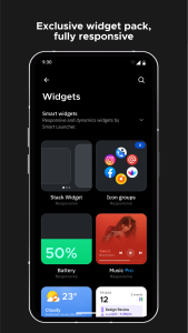 اسکرین شات 3 برنامه Smart Launcher 6 ‧ Home Screen