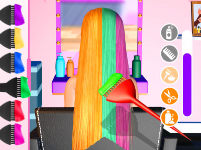 اسکرین شات بازی Hair Salon Makeover Girl Games 6