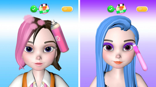 اسکرین شات بازی Makeup Games DIY Makeover 5