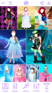 اسکرین شات برنامه Girl costume photo editor 2