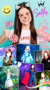 اسکرین شات 1 برنامه Girl costume photo editor