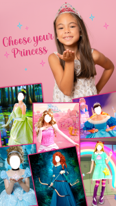 اسکرین شات 1 برنامه Princess Hairstyles