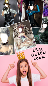 اسکرین شات برنامه Queen: Girls Face Photo Editor 3