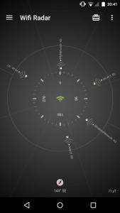 اسکرین شات برنامه Wifi Radar 2