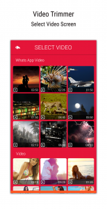 اسکرین شات 3 برنامه Video Trimmer - Video Cutter