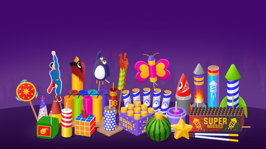 اسکرین شات بازی Diwali Crackers Simulator Game 1