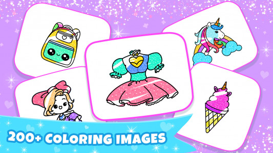 اسکرین شات بازی Glitter colouring game: Girls 7