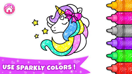اسکرین شات بازی Glitter colouring game: Girls 8