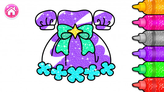 اسکرین شات بازی Glitter colouring game: Girls 1