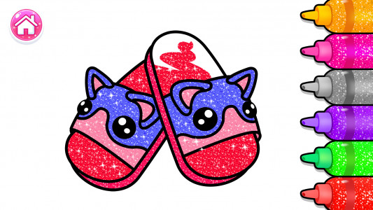 اسکرین شات بازی Glitter colouring game: Girls 4