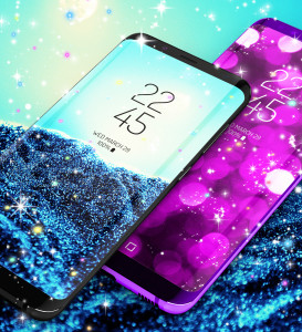 اسکرین شات برنامه Glitter live wallpaper 6