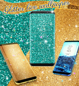 اسکرین شات برنامه Glitter live wallpaper 7