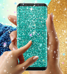 اسکرین شات برنامه Glitter live wallpaper 8