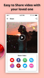 اسکرین شات برنامه Glitter Photo Effect Video Maker with Music 5