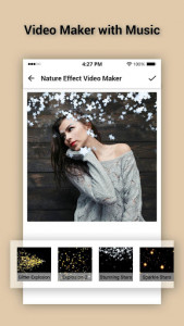 اسکرین شات برنامه Glitter Photo Effect Video Maker with Music 6
