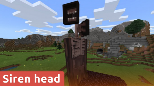 اسکرین شات برنامه Siren Head for minecraft mods 1