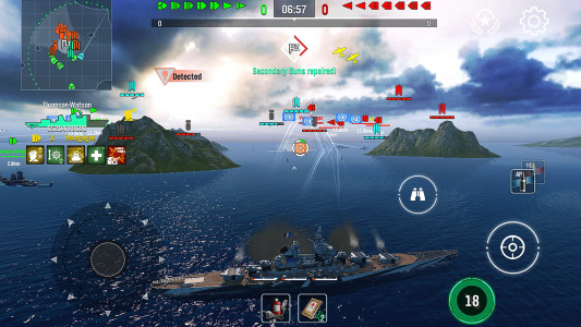اسکرین شات بازی Warship World War : Legendary 3