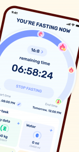 اسکرین شات برنامه GoFasting Intermittent Fasting 2