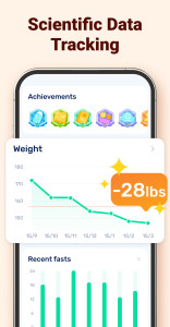 اسکرین شات 2 برنامه GoFasting Intermittent Fasting