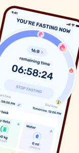 اسکرین شات 2 برنامه GoFasting Intermittent Fasting