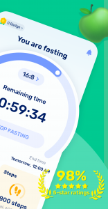 اسکرین شات برنامه Intermittent Fasting GoFasting 2