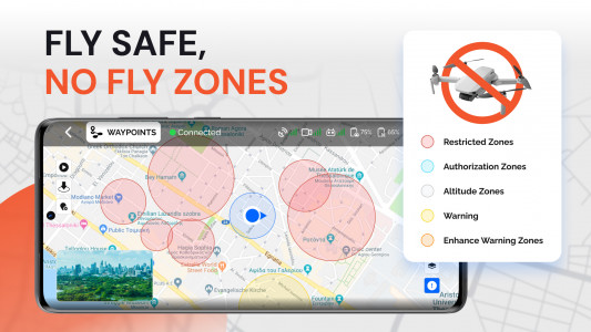 اسکرین شات 7 برنامه Fly Go 4 App: Drone Controller