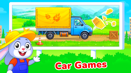 اسکرین شات بازی Cars and animals learning game 1