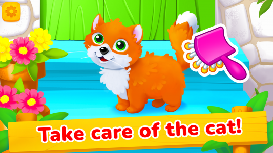 اسکرین شات بازی Zoo pet Kids animal care games 5