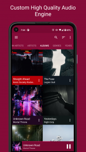 اسکرین شات 2 برنامه GoneMAD Music Player (Trial)