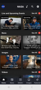 اسکرین شات 1 برنامه NASA