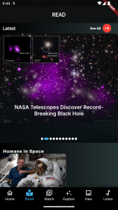 اسکرین شات برنامه NASA 2