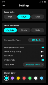 اسکرین شات برنامه GPS Speedometer - Odometer App 4