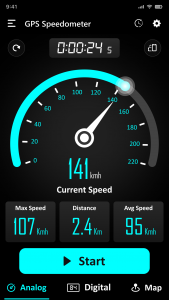 اسکرین شات برنامه GPS Speedometer - Odometer App 2