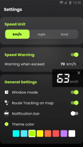 اسکرین شات برنامه Speedometer: GPS Speedometer 4