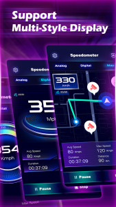 اسکرین شات 7 برنامه GPS Speedometer and Odometer