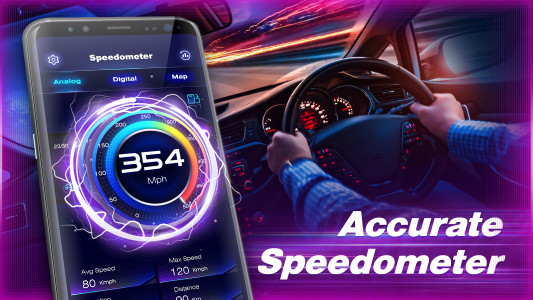 اسکرین شات 8 برنامه GPS Speedometer and Odometer