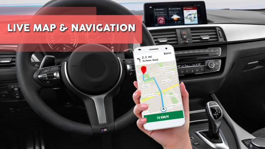 اسکرین شات 2 برنامه Live Navigation GPS: Earth Map