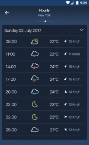 اسکرین شات برنامه Freemeteo 4