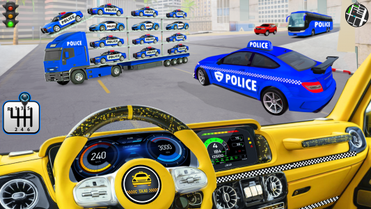 اسکرین شات برنامه Police Vehicle Cargo Truck Sim 4