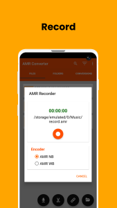 اسکرین شات 3 برنامه AMR to MP3 Converter