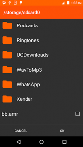 اسکرین شات برنامه AMR to MP3 Converter 6