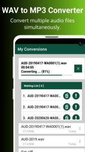 اسکرین شات برنامه Audio Converter 7