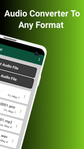 اسکرین شات 2 برنامه Audio Converter