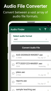 اسکرین شات 4 برنامه Audio Converter