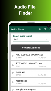 اسکرین شات برنامه Audio Converter To Any Format 4