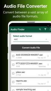 اسکرین شات برنامه Audio Converter 4